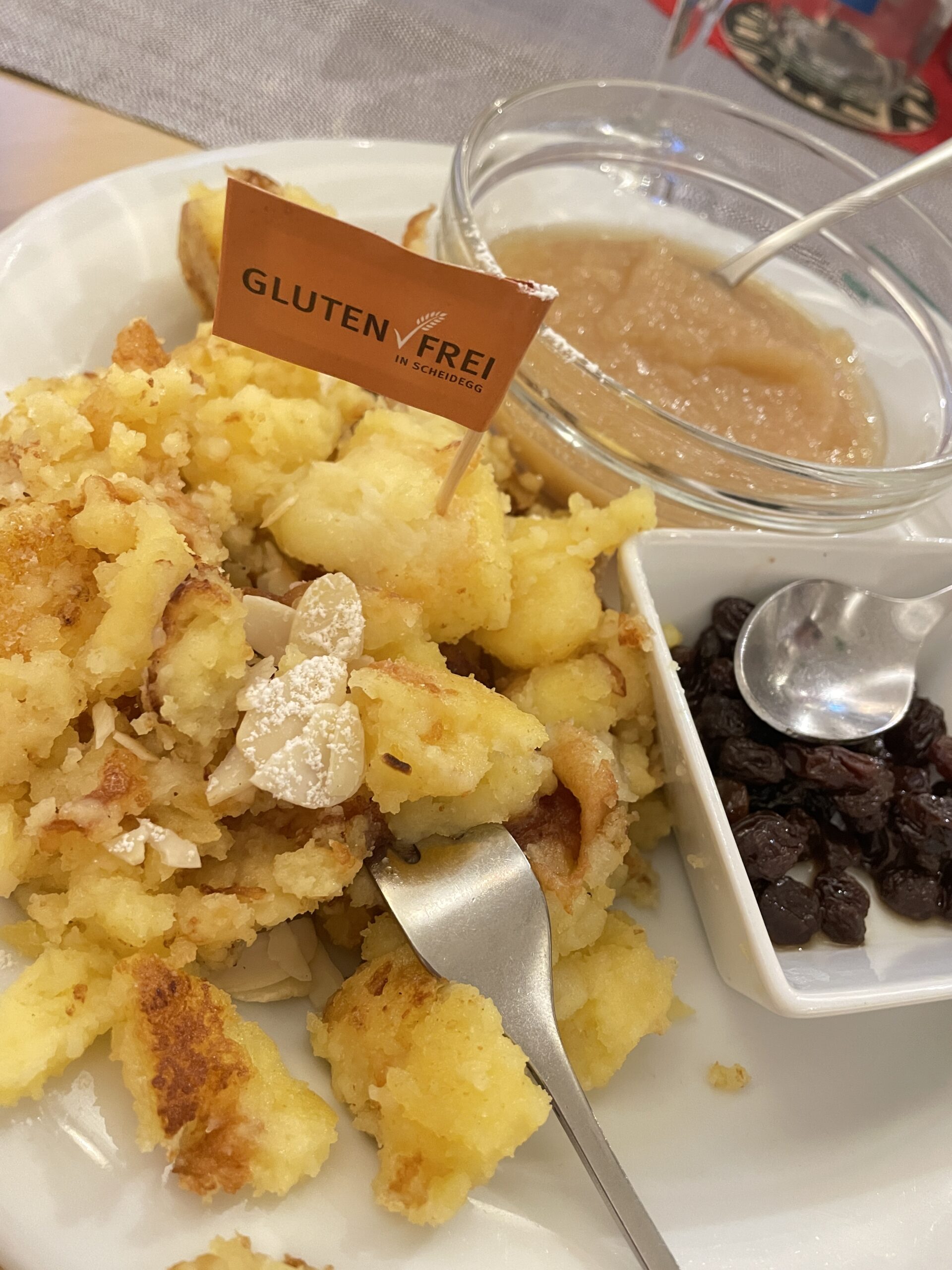 Glutenfreier Kaiserschmarrn beim Retreat